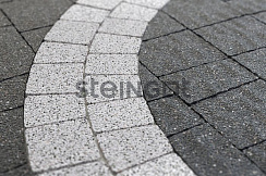Тротуарная плитка Steingot Классика Арко "Bianco Nero" 60мм