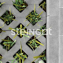 Газонная решетка Steingot "Серая" 100мм