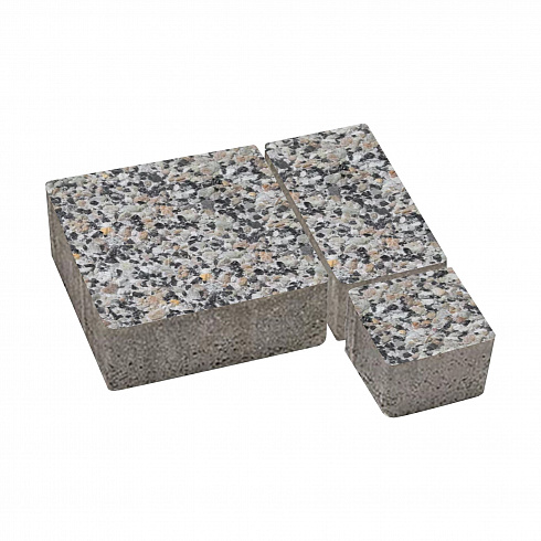 Тротуарная плитка Арбет Мозаика "Агат Stone Collection" 45мм