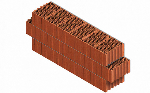 Керамический блок "Porotherm" 38 Thermo/10,7 НФ