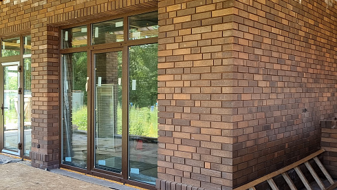 Кирпич клинкерный лицевой Kerma Premium klinker "Коричневый" Бархат 1НФ/УС