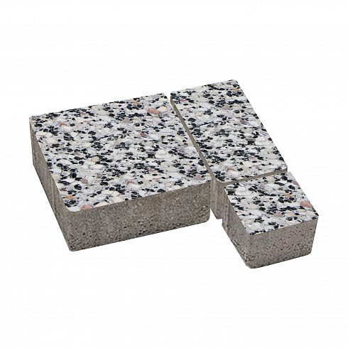 Тротуарная плитка Арбет Мозаика "Морион Stone Collection" 45мм