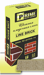 Цветная кладочная смесь Prime Line Brick "Klinker" Светло-бежевая 25 кг