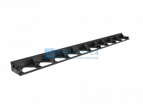 Бордюр Gidrolica Line Б-300.8,5.4.5 - пластиковый черный L3000