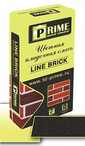 Цветная кладочная смесь Prime Line Brick "Wasser" Тёмно-серая 25 кг
