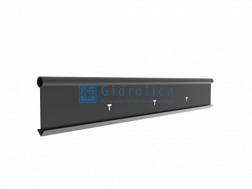 Бордюр Gidrolica Country Б-2500.2.15 — пластиковый черный L25000