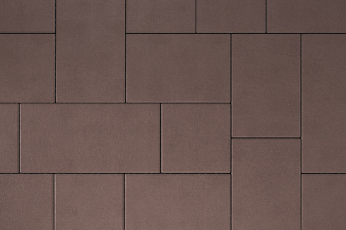 Тротуарная плитка Stellard Мозаика XL "Коричневый" 60мм