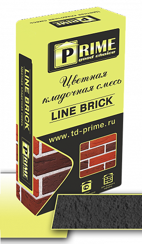 Цветная кладочная смесь Prime Line Brick "Wasser" Графитовая 25 кг