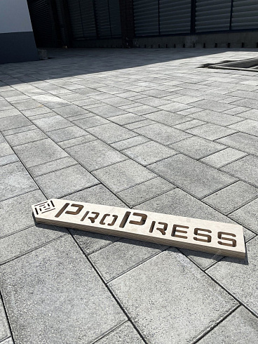 Тротуарная плитка Propress Ландхаус "Серо-белый" 40мм 