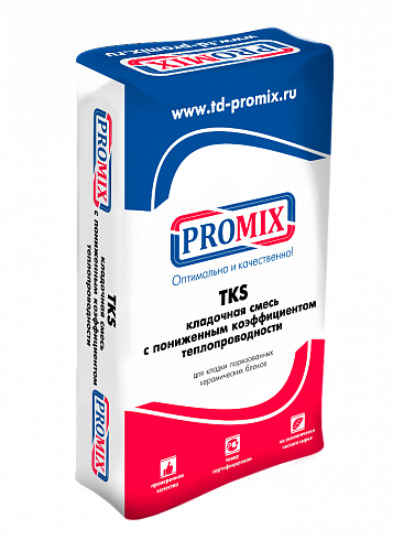 Теплая кладочная смесь Promix "ТКS 203" 17.5 кг